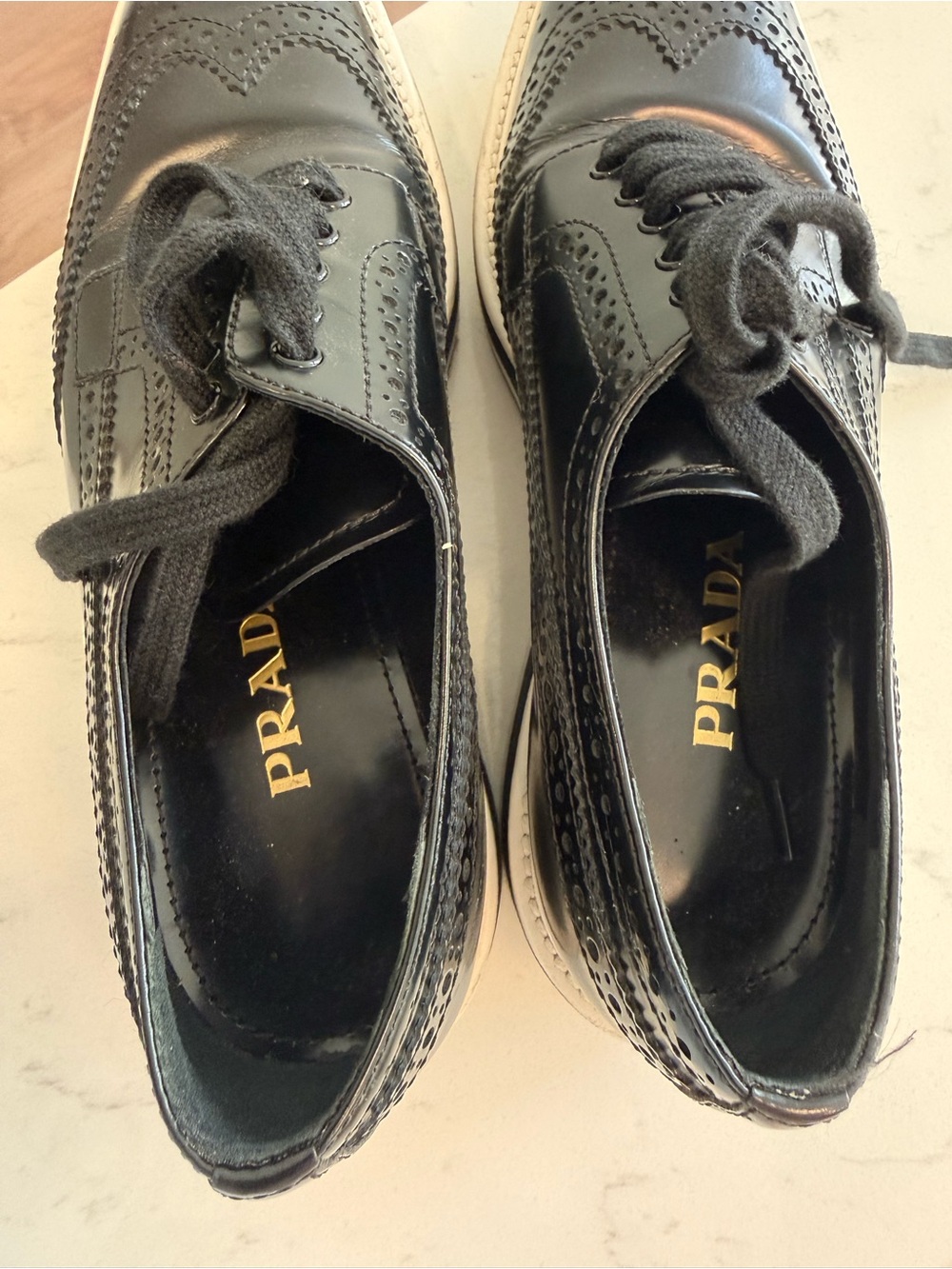 Prada Oxford Loafers - Picture 5 of 6